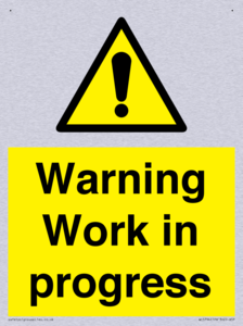 Warning Work in progress